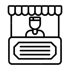 tourist vendor icon