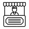 tourist vendor icon